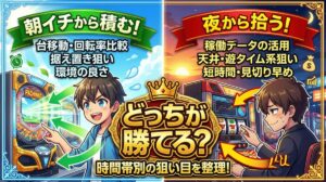 1パチは朝イチと夜からどっちが勝てる？時間帯別の狙い目