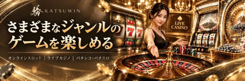 オンラインカジノで楽しめる勝WIN