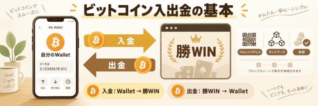 オンラインカジノでビットコイン・仮想通貨を使う仕組み